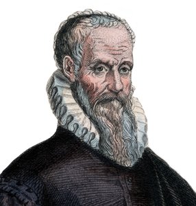 フランスの外科医、アンブロワーズパレ（1509-1590）の肖像。 作： French School