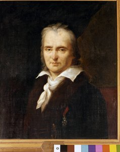 フランスの作曲家、アンドレ・モデスト・グレトリー（1741-1813）の肖像。 作： French School
