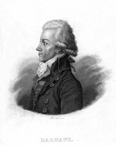 フランス革命家アントワーヌ・バルナヴ（1761～1793）の肖像-ティエール作「フランス革命」に掲載