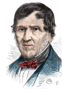 フランスの物理学者、アントワーヌ・ベクレル（1888-1878）の肖像。2月2日付「Le Monde Illustré」1086号に掲載された図版 作： French School