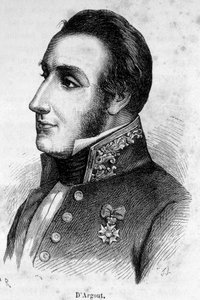 19世紀、メイン州の軍人であり、フランスの銀行家であったアントワーヌ・モーリス・アポリネール・ダルグーの肖像。