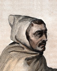フランスの修道院長で、トラピストシトーシアンの創設者であるアルマンジャンルブジリエドランス（1626-1700）の肖像。 作： French School