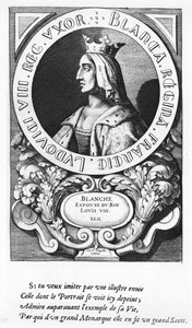ブランシュ・ド・カスティーユの肖像（1185-1252）、1643 作： French School