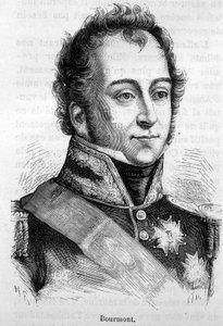 フランスの元帥であるガイスン伯爵ブルモンの肖像（1773～1846年）-アンリ・マルタンの「L