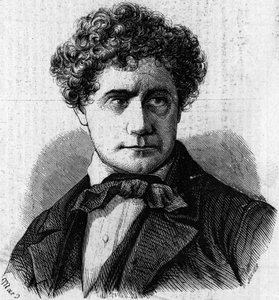 アメリカの政治家でモルモン教の指導者であるブリガム・ヤング（1801-1877）の肖像。1月9日付「Le Monde Illustré」39号に掲載された図版 作： French School