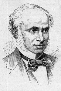 フランスの詩人、劇作家、学者であるカミーユ・ドゥーセ（1812-1895）の肖像。1874年3月14日付「Le Monde Illustré」883号に掲載された版画。 作： French School