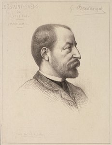 カミーユ・サン＝サーンスの肖像（1835-1921） 作： French School