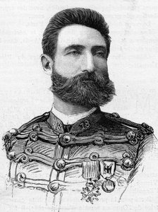 キャプテンJ.シュミット（1842-1887）の肖像。 作： French School
