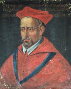 シャルル・ド・ブルボン枢機卿（1523-90）の肖像 1617-38（油彩・キャンバス） 作： French School