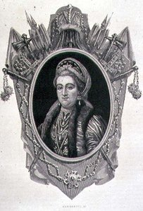 エカテリーナ2世の肖像（1729-96年）（彫刻作品） 作： French School