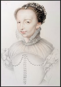 キャサリン・ド・メディチの肖像（1519-89）、16世紀の最も有名なフランス人格の肖像画、PGニールによるパリ、1848年（グラファイトo