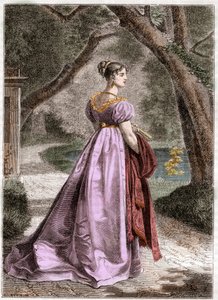 Portrait of Catherine of Württemberg 1783 1835 Queen of Westphalia - ジェローム・ボナパルトの妻でウェストファリアの女王であるCatherine of Württemberg (1783-1835)の肖像 - Adolphe Thiersの "Histoire de l