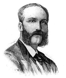 フランスの政治家、シャルル・バイオー（1843-1917）の肖像。1月16日付「Le Monde Illustré」に掲載された図版 作： French School