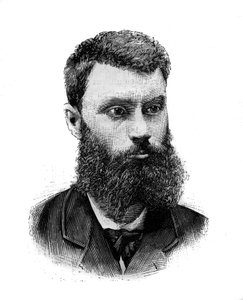 フランスの政治家、ジャーナリスト、作家であるシャルル・カミーユ・ペレタン（1846-1915）の肖像。Le Monde Illustré」1月2日号に掲載された図版 作： French School