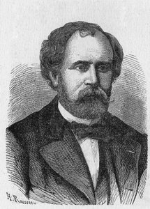 シャルル・ローランの肖像-「科学のアルバム、輝かしい科学者たち、偉大な発見」1896年所収。 作： French School