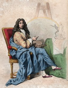 フランスの画家であり、芸術理論家でもあるシャルルルブラン（ルブラン）（1619〜1690年）の肖像。