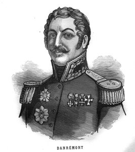 フランスの将軍、シャルル・マリー、デニス・オブ・ダムルモン伯爵（1783-1837）の肖像。"Les Illustrations De L