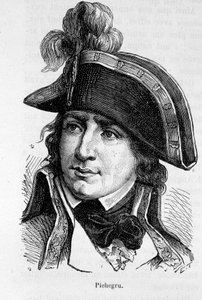フランス軍総司令官シャルル・ピケグル（1761-1804）の肖像 - アンリ・マルタン著「L