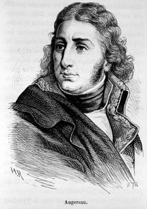 フランスの将軍Charles Pierre Francois Augereau（1757-1816）の肖像 - Henri Martinの「L