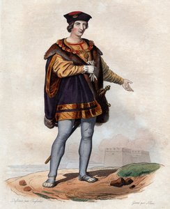 フランス国王シャルル8世（1470年〜1498年）の肖像。