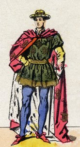 フランス王シャルル7世（1403-1461）の肖像。 作： French School