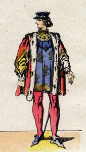 シャルル・ザ・グッド・エイムとして知られるフランスのシャルル6世（1368年～1422年）（カペート家の王朝）の肖像。 作： French School