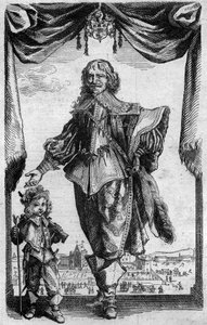 フランスの画家、クロード・ドゥルエ（1588-1660）の肖像。ジョルジュ・デュプレシ著「版画の歴史」より引用