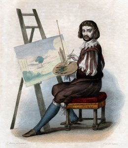 フランスの画家、ルロラン（1600〜1682）と呼ばれるクロードジェリーの肖像。