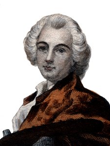 フランスの画家、クロードジョセフヴェルネ（1714-1789）の肖像。