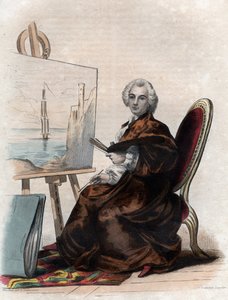 フランスの画家、クロードジョセフヴェルネ（1714-1789）の肖像