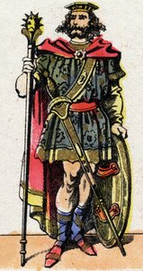 511年から561年までフランク王国の王であったクロテール（クロタイア）1世の肖像。