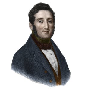 フランスの政治家・植物学者であるヒポリット・フランソワ・ジョーベール伯爵（1798-1874）の肖像。1842.個人蔵。 作： French School