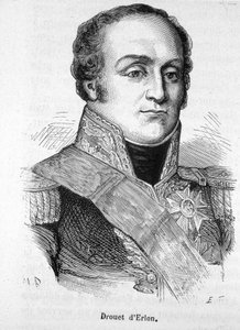 フランス元帥ドゥルエ・デルロン（1765-1844）の肖像-アンリ・マルタンの「L