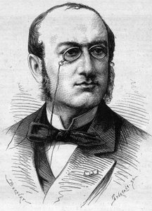 フランスの警察署長エドム・アルベール・ジゴ（1835-1913）の肖像。1878年5月25日付「Le Monde Illustré」1104号に掲載されたエングレーヴィング。 作： French School