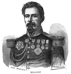 Emile Henry Mellinet (1798-1894)の肖像。Les Illustrations De L