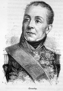 フランス元帥グルーチー侯爵エマニュエルの肖像（1766〜1847年） - アンリ・マルタン著「フランス史」より 作： French School