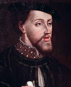 皇帝シャルル5世の肖像（1500-1558） 詳細 無名のフランス派の絵画 16世紀 シャンティイのミュゼ・コンド