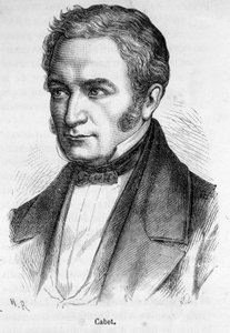 フランスの社会主義者エティエンヌ・カベ（1788-1856）の肖像 作： French School