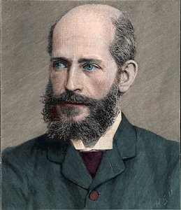 英国のアートコレクター、フェルディナンドジェームスアンセルムフライヘルフォンロスチャイルド（1839-1898）の肖像。 1898年。 作： French School