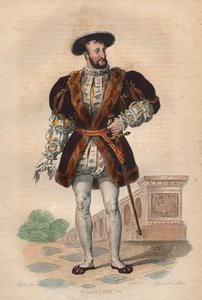 フランス国王フランシス1世（1494-1537）の肖像。 作： French School