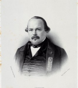 フランソワ・オーギュスト・ペリノン（1812-1861）の肖像、マルティニーク・デピュート 19世紀のエングレーヴィング、シャルトル、ボザール美術館 作： French School