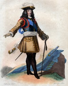 フランソワアンリドモンモランシーブートヴィルの肖像画、マレシャルドリュクサンブール（1628-1695）と呼ばれる、フランスの将軍、フランスの元帥。 作： French School