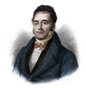 フランスの政治家、フランソワ・モーガン（1785-1854）の肖像。ルイ・ド・コルメナン・ティモンの「LIBRE DES SPEAKERS」に掲載されています。1842.個人蔵。