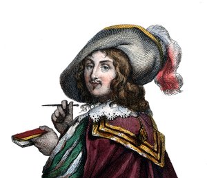 フランソワ6世の肖像、ラロッシュフーコールド公、マルシラック王子（1613-1680）、フランス人作家。 作： French School