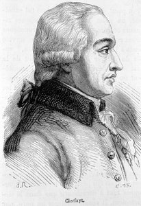 オーストリアの野戦軍人（1733年～1798年）Francois de Croix Comte de Clerfayt（またはClairfayt）の肖像 - Henri Martinの「L