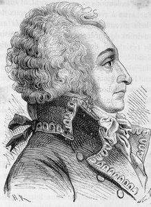 将軍Alexandre Viscount de Beauharnais (1760-1794)の肖像、1793年にマインツを悪く守ったことを非難され、ギロチンにかけられる-Henri Martinの「L