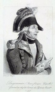 デュゴミエ将軍（1738-1794）の肖像 1790年マルティニーク国防軍司令官 19世紀のエングレーヴィング Chartres musee des Beaux Arts 作： French School