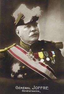ジョセフ・ジョッフル将軍（1852〜1931年）の肖像。 作： French School
