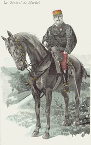 ミリベル将軍の肖像 (1831-93) (彫刻)