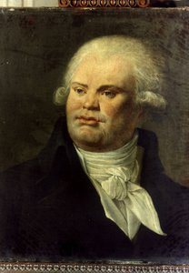 ジョルジュ・ジャック・ダントン（1759 - 1794）の肖像。フランス派の無名の絵画。パリ、カルナヴァレ美術館。